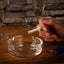 4pcs-clear Glass Round Ashtray Carousel 2