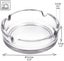 4pcs-clear Glass Round Ashtray Carousel 5