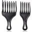 Hair Pick Afro Comb Double Fist Pick Detangle Wig Braid Lift Comb Hair Styling Carousel 1