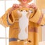 Cartoon Cat Soft Plush Long Throw Pillow Lifelike Animal Neck Pillow Plush Toy Carousel 4