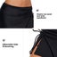 Womens High Waisted Split Swim Skirt Sporty Drawstring Skirted Swim Bottom Wit Carousel 2