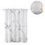 White Marble Bathroom Shower Curtain Sets With 12 Hooksmodern Concise Marble D Carousel 2