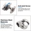 Set Of 4 Stainless Steel Glass Door Handles No Drilling Required Suitable For Carousel 3
