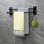 Bathroom Lavatory Towel Rack With 2 Hooks 2 Tier Bathroom Organizer40cm Towel Carousel 1