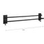 Bathroom Lavatory Towel Rack With 2 Hooks 2 Tier Bathroom Organizer40cm Towel Carousel 2
