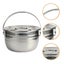 Stew Pots Lids Camping Pans Metal Stew Soup Pot Outdoor Cooking Pot Camping Co Carousel 3