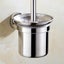 Toilet Bowl Brush Holder Wall Mounted Glass Bathroom Accessory Carousel 4