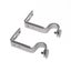 2pcs 18-22mm Adjustable Curtain Holder Curtain Drapery Rod Bracket matte Nicke Carousel 1