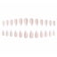 Set Of 24 False Nails Press On Type White/nude Carousel 1