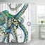 Shower Curtain Vintage Colorful Fashion Octopus Painting Polyester Fabric Showe Carousel 2
