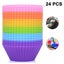 Reusable And Non-stick Silicone Baking Cups Cupcake Liners Muffins Cup Molds In Carousel 1