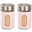 2pcs Salt And Pepper Shakersstainless Steel Shaker Spice Dispenser With Adjust Carousel 1