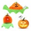 Halloween Pet Products Cat Headwear Dog Halloween Pumpkin Hat Pet Halloween Co Carousel 3