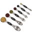 Set Of 6 Stainless Steel Double-headed Measuring Spoons Carousel 3