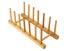 2pcs Bamboo Plate Drying Rack Dish Drainer Storage Cover Rack Stand Kitchen Ca Carousel 3