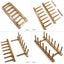 2pcs Bamboo Plate Drying Rack Dish Drainer Storage Cover Rack Stand Kitchen Ca Carousel 4