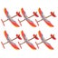 6pcs Diy Airplane Toys Flying Glider Planes Educational Plaything random Style Carousel 1