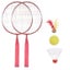 Badminton Tennis Rackets Balls Set Children Kids Outdoor Sports Parent-child S Carousel 1