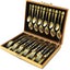 Cutlery Set Golden For 6 People 24 Pieces Cutlery Set Made Of Stainless Steel Carousel 1