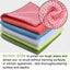 Microfiber Dishwashing Cloths Kitchen Dish Cleaning Cloth Random Color Set Of Carousel 3