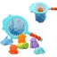 Baby Bath Toys Bathtub Toys With Fishing Nets Discoloration Floating Spitting Carousel 3