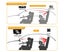 720P HD Car Seat Rear Mirror Camera Baby Camera Monitoring with IR Night Vision Carousel 3