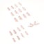 Pink Press On Nails Acrylic Square Coffin Fake Nails Glossy Bling False Nails Carousel 2