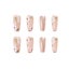 Pink Press On Nails Acrylic Square Coffin Fake Nails Glossy Bling False Nails Carousel 3