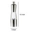 Salt And Pepper Grinder Stainless Steel Salt Grinders And Pepper Mill Set With Carousel 4