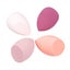 4 Pack Makeup Sponge Set Soft Sponge For Liquid Foundation Creams And Powdersl Carousel 3