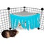 Hamster Hammock Guinea Pig Rabbit Tassel Corner House Hide Tent Nest Pet Hide Carousel 3