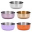 Pet Feeder Feeding Bowl Stainless Steel Bamboo Rise Food Bowl Carousel 3