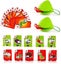 Multiplayer Board Game: Greedy Chameleon Fun Tongue Ejection Card Toy Carousel 1