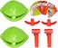 Multiplayer Board Game: Greedy Chameleon Fun Tongue Ejection Card Toy Carousel 3