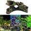 2 Pcs Driftwood Resin Crafts Aquarium Fish Ornaments Carousel 2