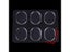 6pcs Set Transparent Snare Drum Mute Pad Gel Pads Drum Muffler Percussion Carousel 4