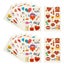 16 Sheets Disposable Valentine's Day Stickers Party Body Art Tattoos Carousel 2