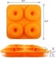 3pcs 4inches Donut Baking Pan Full Size Non Stick Silicone Molds Donut Trays D Carousel 2