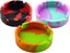 Silicone Ashtray 3 Pack Rubber High Temperature Heat Resistant Round Design Ci Carousel 1