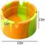 Silicone Ashtray 3 Pack Rubber High Temperature Heat Resistant Round Design Ci Carousel 4