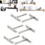 6-piece Concealed Shelf Support Floating Shelf Brackets For Wall Decoration Carousel 3