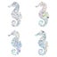 Sun Catcher Rainbow Prism Electrostatic Stickers Seahorse Glass Stickers Glue- Carousel 1