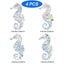 Sun Catcher Rainbow Prism Electrostatic Stickers Seahorse Glass Stickers Glue- Carousel 2