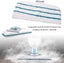 Pack Of 5 Rectangular Microfiber Cloths For Black+decker Steam Mop Alternative Carousel 4