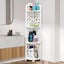 Bathroom Organizer Shelf Corner Shelves Storage Rack Waterproof Carousel 4