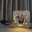 3d Desk Lamp Usb Power Light Led Night Light Dog Paw Wooden Table Lamp Carousel 1