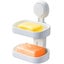 Double Layer Soap Dish Wall Mounted Shower Soap Holder For Bathroom Carousel 1