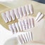 Coffin Acrylic Press On Nails Long Fake Nails Tips For Women And Girls Carousel 2