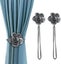 Resin Flower Curtain Tiebacks Magnetic Window Decorative Holders Carousel 1