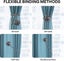 Resin Flower Curtain Tiebacks Magnetic Window Decorative Holders Carousel 4